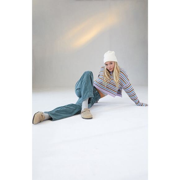 PacSun Sage Corduroy High Waisted Baggy Jeans - Picture 2 of 7